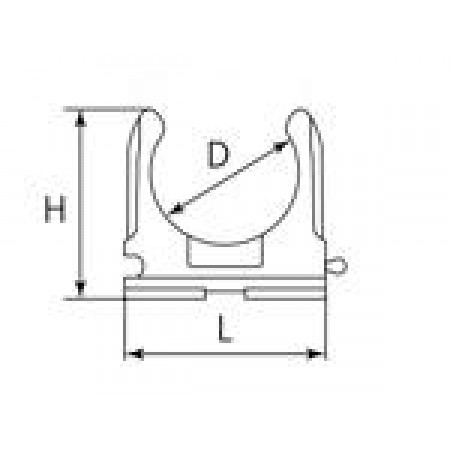 КВТ Крепеж-клипса 40 (мин партия 100 шт.) 44651 KVT КВТ Крепеж-клипса 40 (мин партия 100 шт.) 44651 KVT