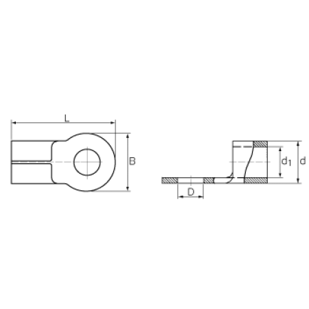 КВТ Наконечник медный под пайку ПМ 6–5 (мин партия 100 шт.) 47862 KVT КВТ Наконечник медный под пайку ПМ 6–5 (мин партия 100 шт.) 47862 KVT