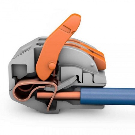 КВТ Клемма рычажковая Wago 222–413 53162 (цена за уп.) KVT КВТ Клемма рычажковая Wago 222–413 53162 (цена за уп.) KVT