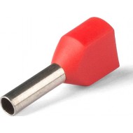 КВТ Наконечник втулочный двойной НШВИ(2) 1.0–8 (мин партия 100 шт.) 61586 KVT