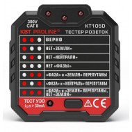 КВТ Тестер розеток и УЗО KT 105D "PROLINE" 79135 KVT